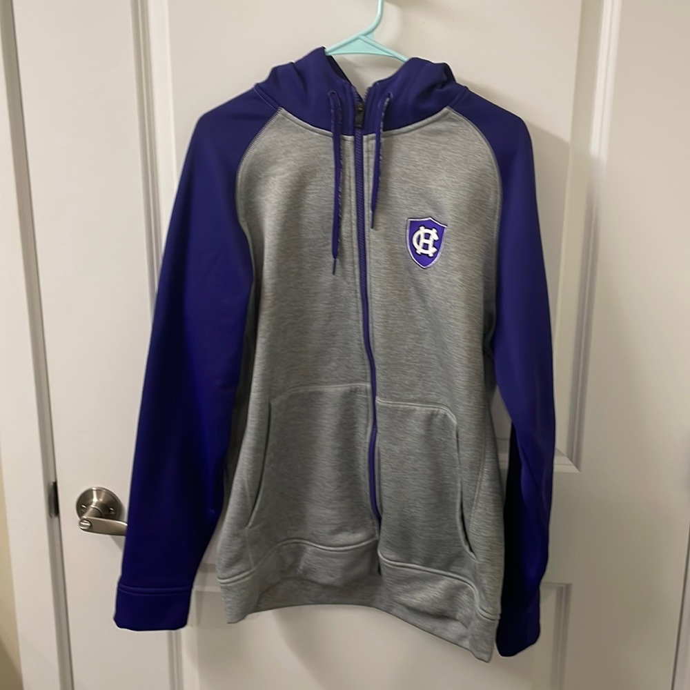Adidas Team Issue Climawarm Full Zip Jacket Holy Cross